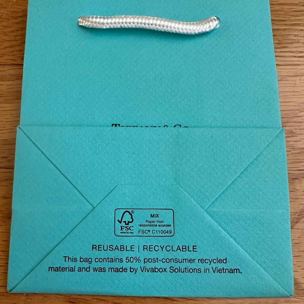 Tiffany & Co Paper Gift Bag Small 6